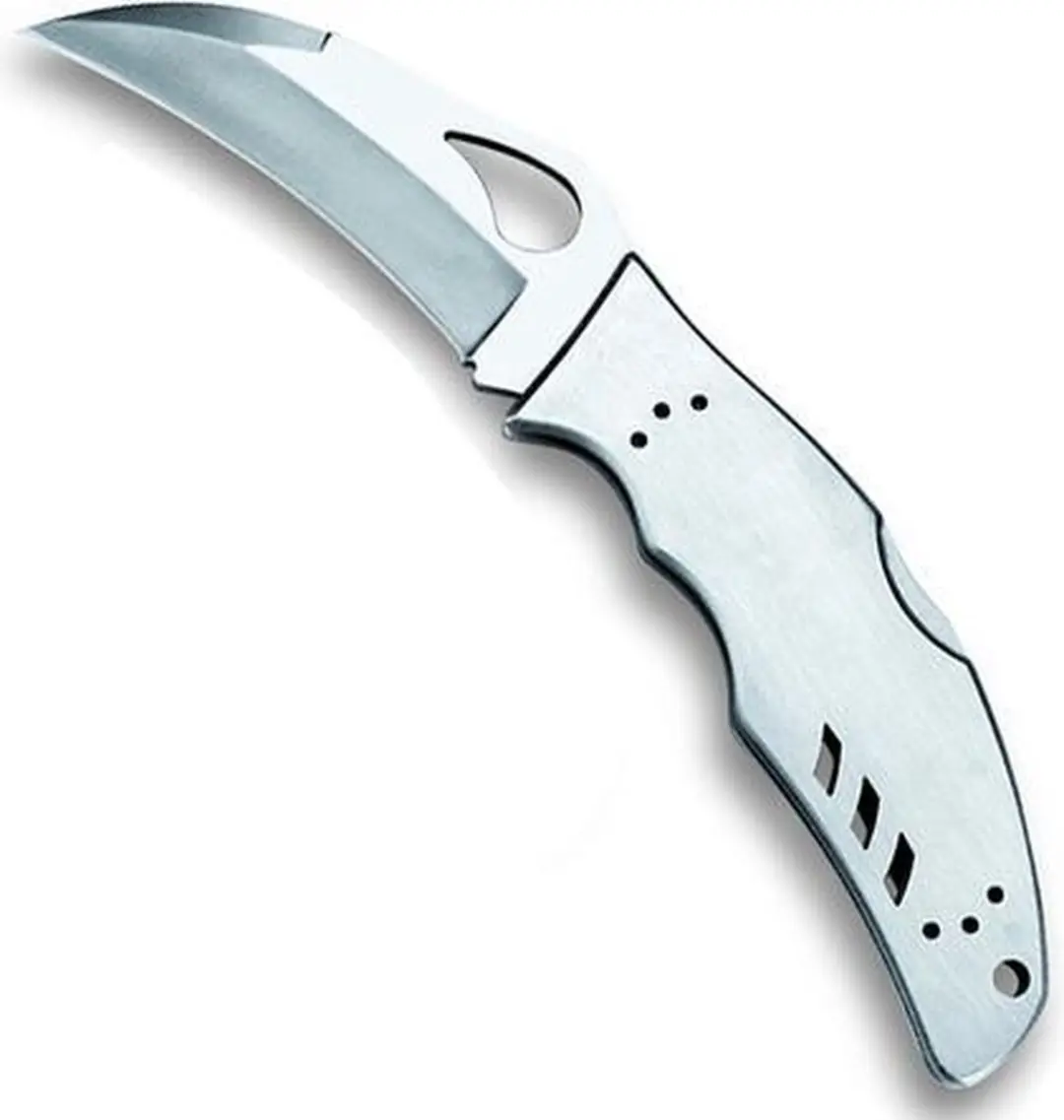 Spyderco Zakmes Byrd Crossbill Silver 8Cr13MoV PE