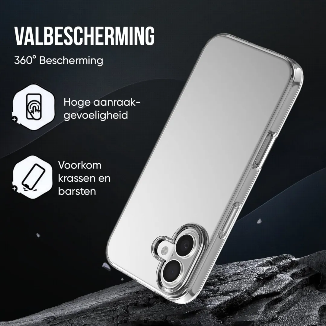 NUVEX iPhone 16 Plus Hoesje Transparant - MPN 8721161796213