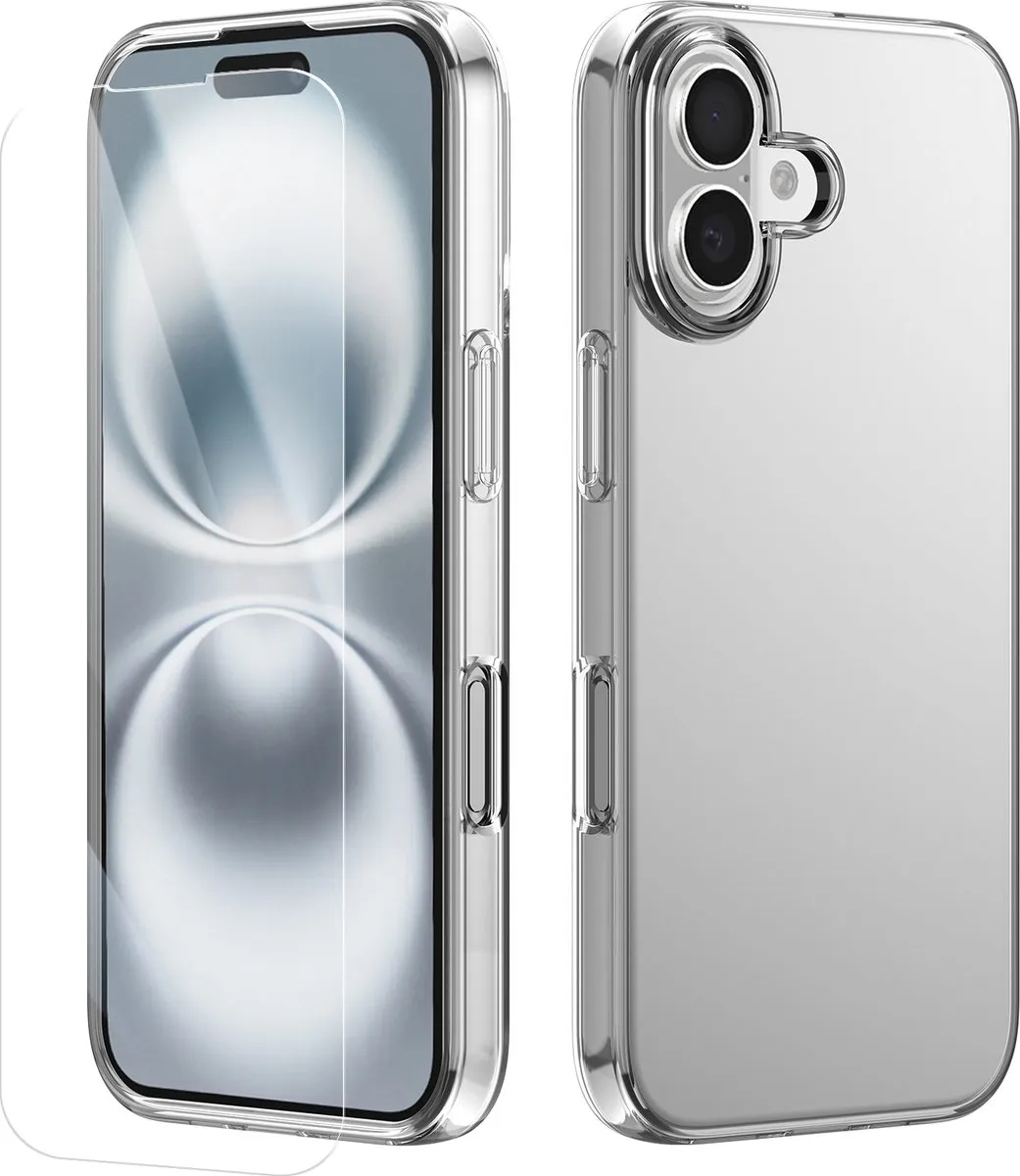 NUVEX iPhone 16 Plus Hoesje Transparant