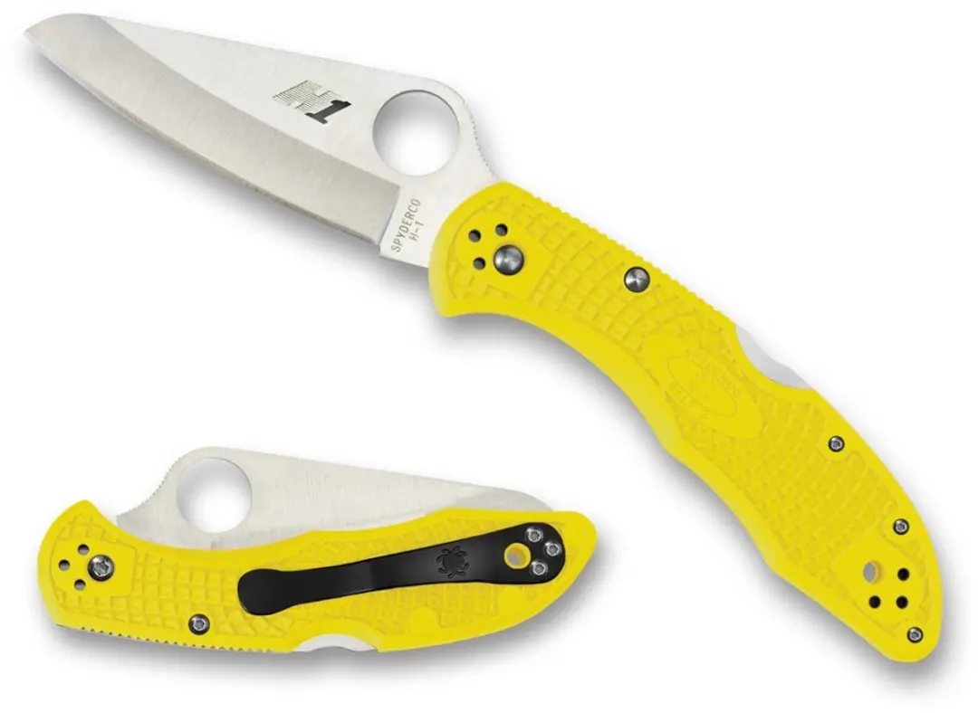 Spyderco Zakmes Salt 2 Yellow H-1 PE