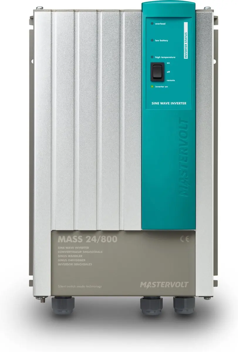 Mastervolt Mass Sine 24/800 Omvormer - 24V - 800W - 230V 50Hz - afbeelding 2 van 4