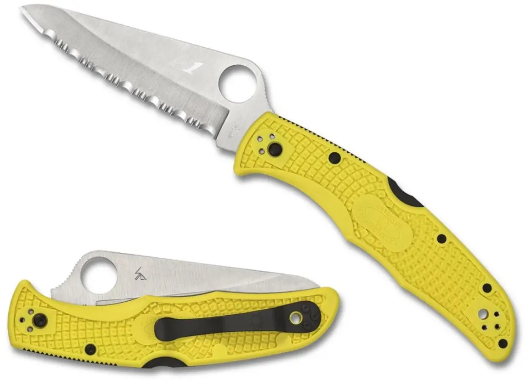 Spyderco Zakmes Pacific 2 Salt Yellow H-1 SE