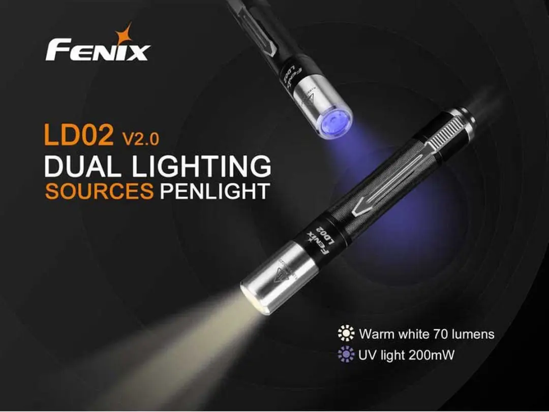 Fenix LD02 V2.0 FELD02 EDC Zaklamp - 70 Lumen - Aluminium - afbeelding 3 van 6