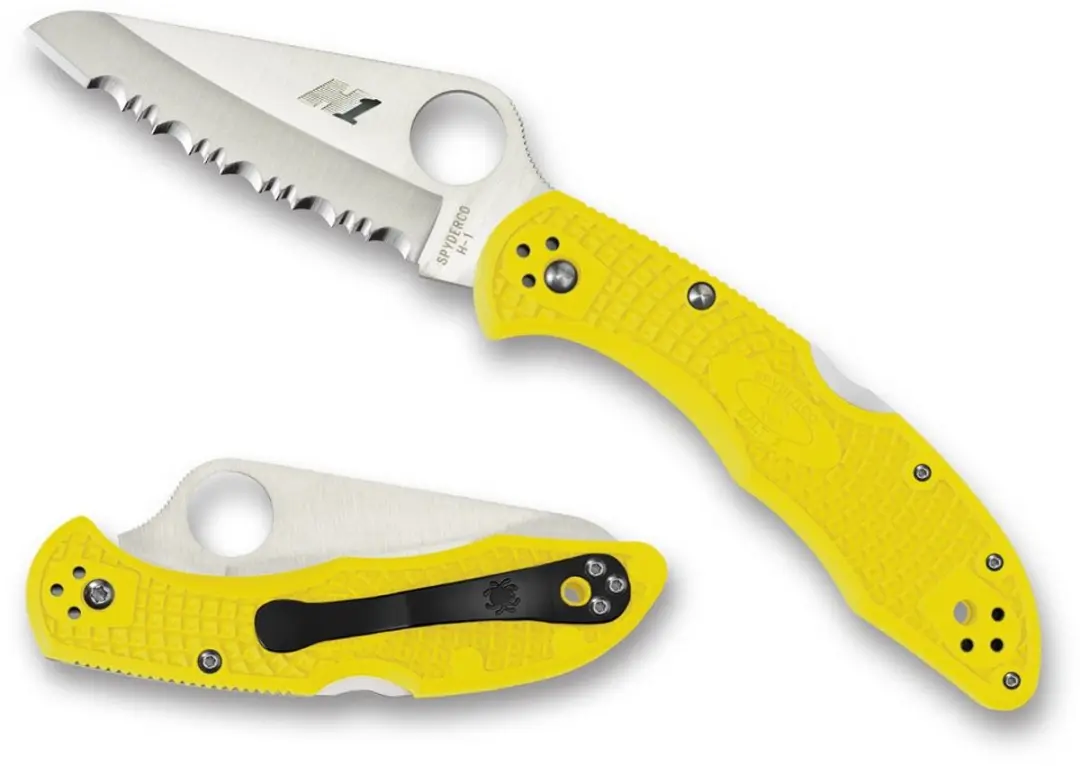 Spyderco Zakmes Salt 2 Yellow H-1 SE