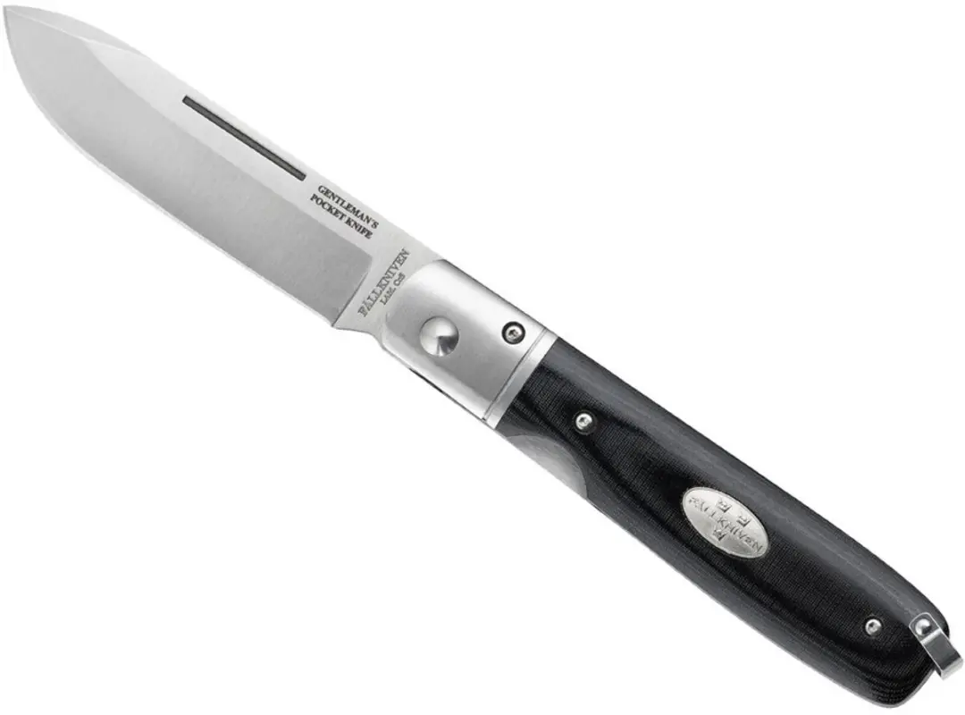 Fällkniven Zakmes Gentlemans Pocket Knife Black Micarta