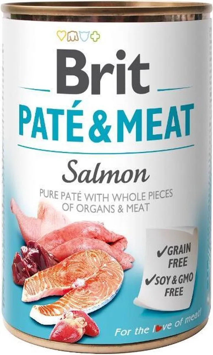 Brit Pate & Meat Zalm 6x400g