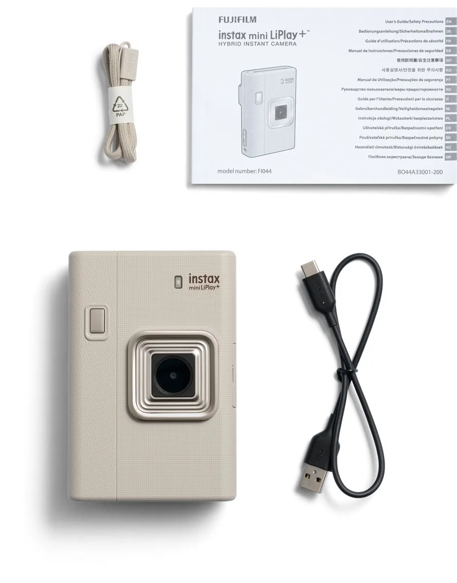 FUJIFILM instax mini LiPlay Sand Beige