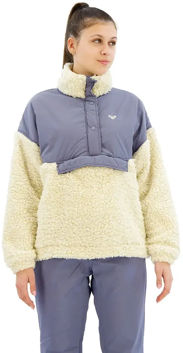 Roxy Wow Lyd Fleece Wit,Blauw XS Vrouw