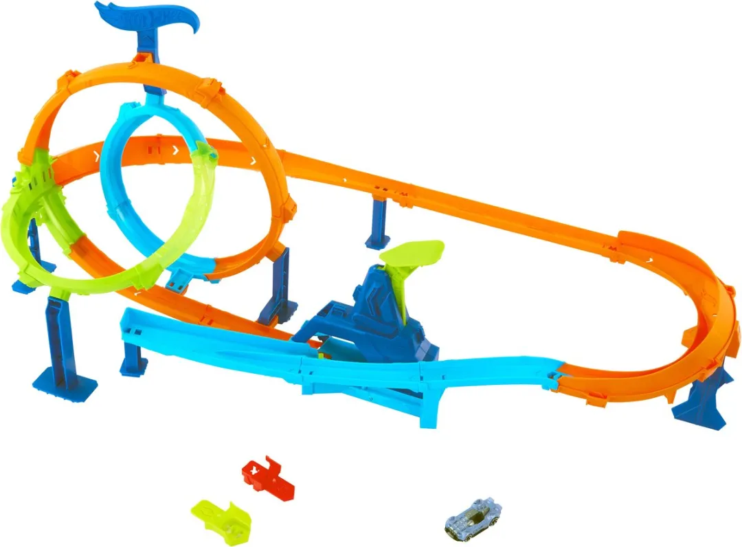 Hot Wheels Stuntbaan Snelle Lanceringscycloon 1:64 - JHK73 - afbeelding 6 van 6