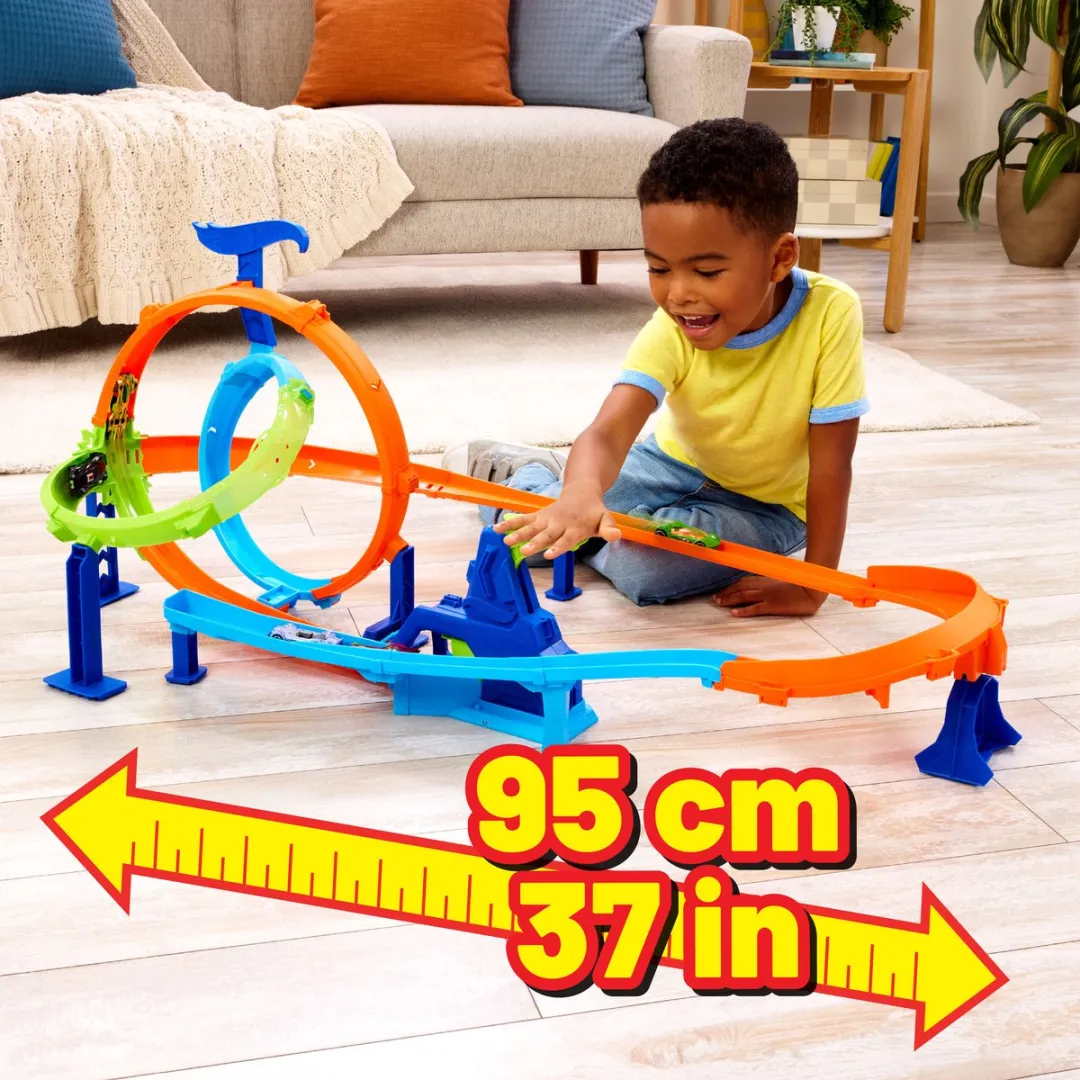 Hot Wheels Stuntbaan Snelle Lanceringscycloon 1:64 - JHK73