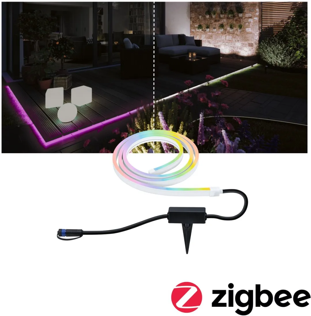 Paulmann Plug & Shine LED Strip Zigbee 3.0 RGBW+ 11W - Wit