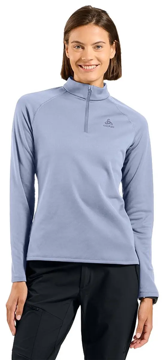 Odlo Besso Fleece Met Halve Rits Blauw XS Vrouw