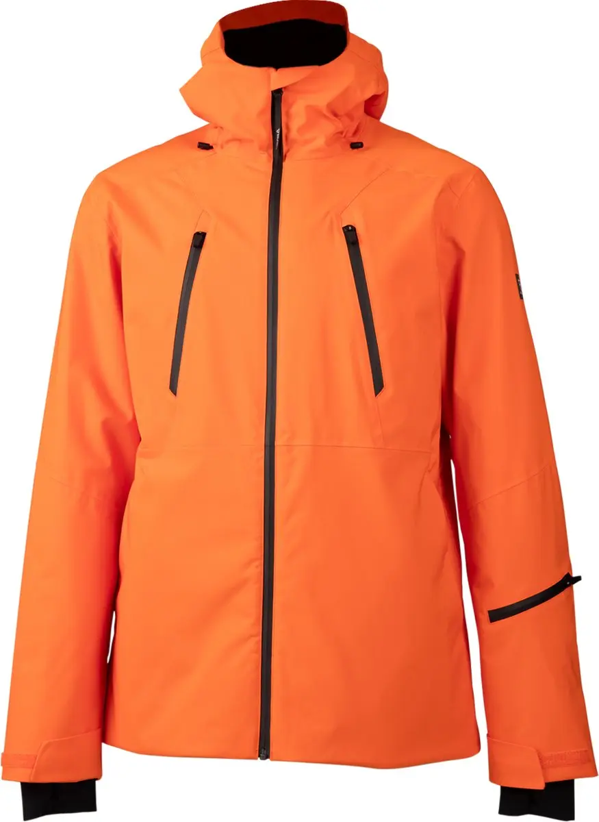 Norrow Men Snow Jacket | Punch Orange