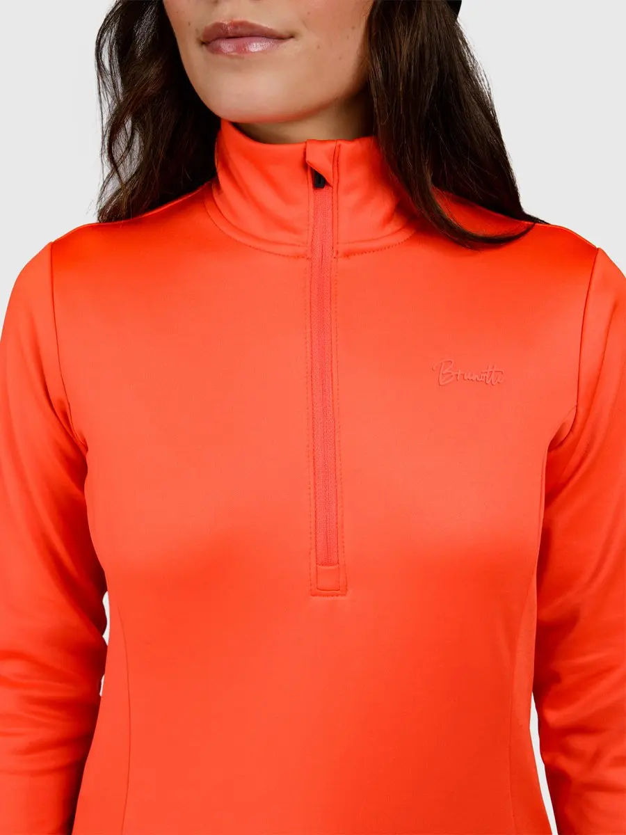Brunotti - Heronne Snow Fleece Dames - Grenadine - Fleece Vest - Wintersport Kleding - Tricot Fleece - L - afbeelding 6 van 6