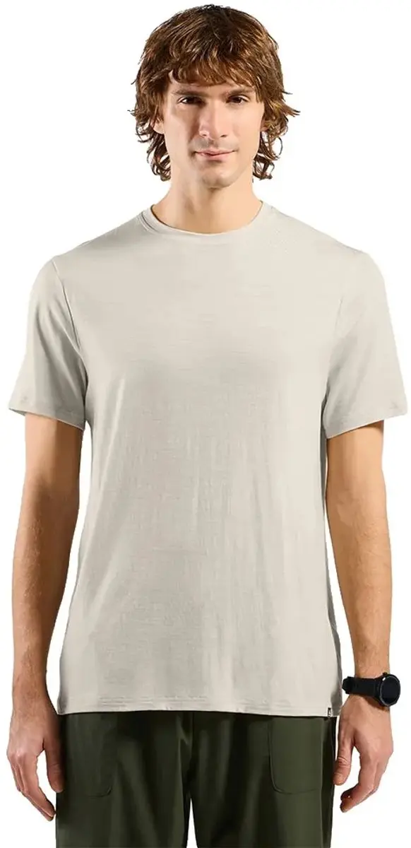 Odlo Merino 160 T-shirt Met Korte Mouwen Beige L Man
