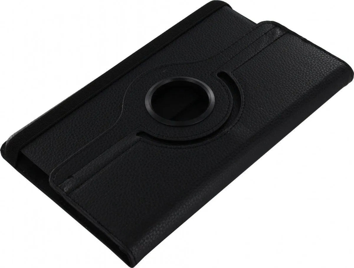 Samsung Galaxy Tab S 8.4 SM-T700/T705 Hoes - Draaibaar Leder - Zwart