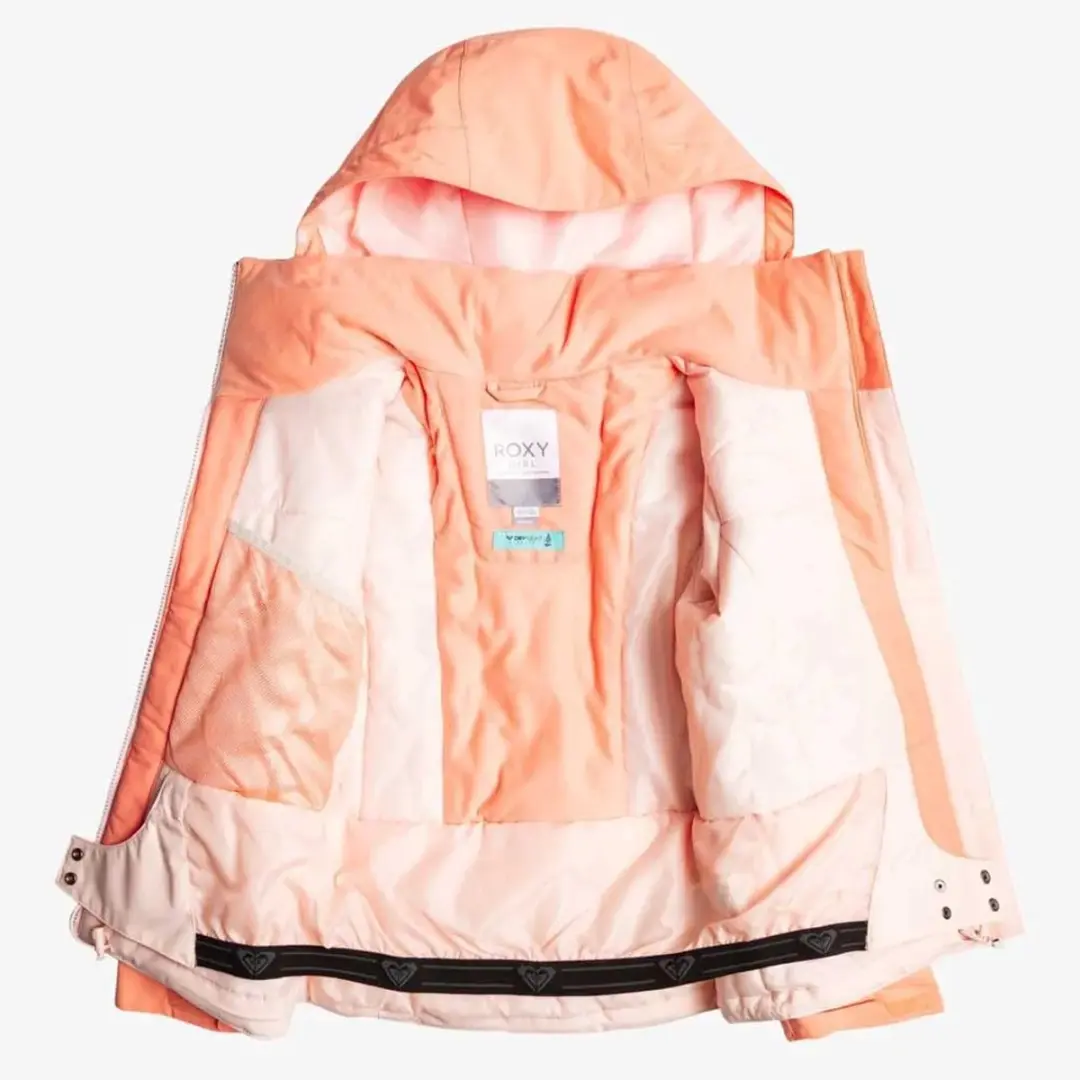 Roxy Free Jet Block Snowboardjas - Peach Pink - afbeelding 5 van 6