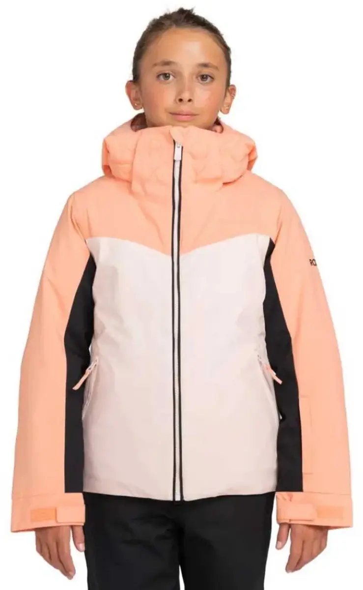Roxy Free Jet Block Snowboardjas - Peach Pink - afbeelding 6 van 6