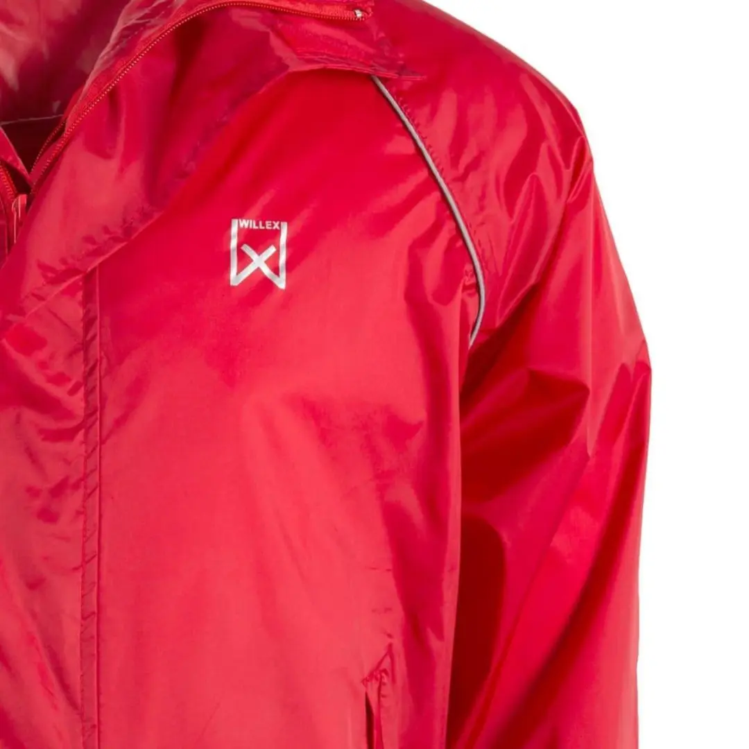 Willex Ademend Waterdicht Regenjack - Rood - XL - afbeelding 2 van 6