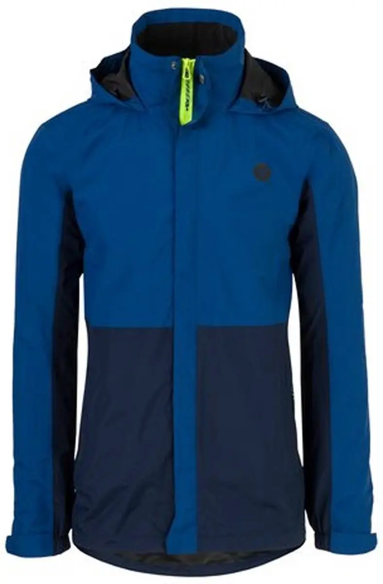 AGU Section Regenjas II Essential Heren â€“ Waterdicht & Winddicht â€“ Poray 5.000 â€“ Compact Opvouwbaar â€“ Navy Blue - XXXL