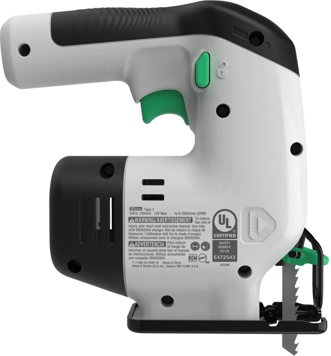 BLACK+DECKER Reviva REVJ12C-QW Decoupeerzaag - 12V