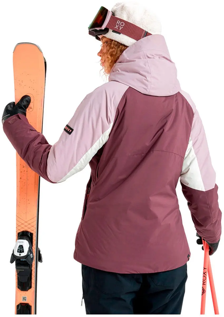 Roxy Luna Frost Dames Jas - Huckleberry - L - afbeelding 2 van 6