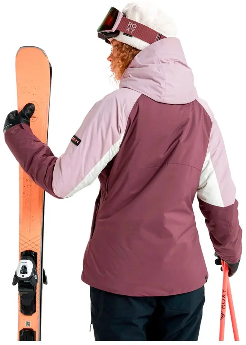 Roxy Luna Frost Dames Jas - Huckleberry - L - afbeelding 3 van 6