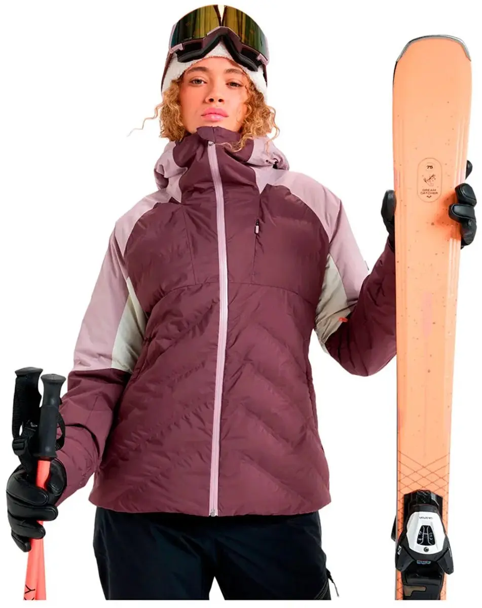Roxy Luna Frost Dames Jas - Huckleberry - L - afbeelding 6 van 6