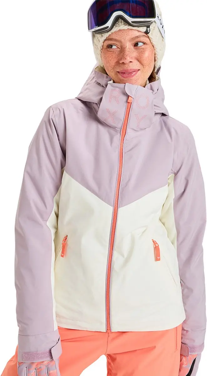 Roxy Free Jet Block Jas Paars XS Vrouw