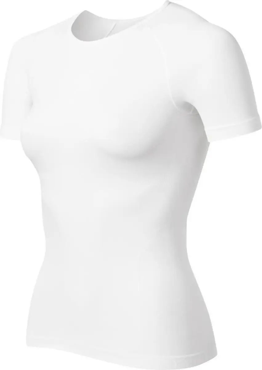Odlo Ladies Shirt s/s crew neck Evoluion Cool white Maat L