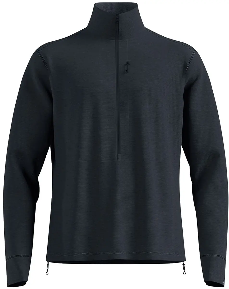 Odlo Grid Fleece Halve Rits Heren - Zwart M - afbeelding 5 van 6