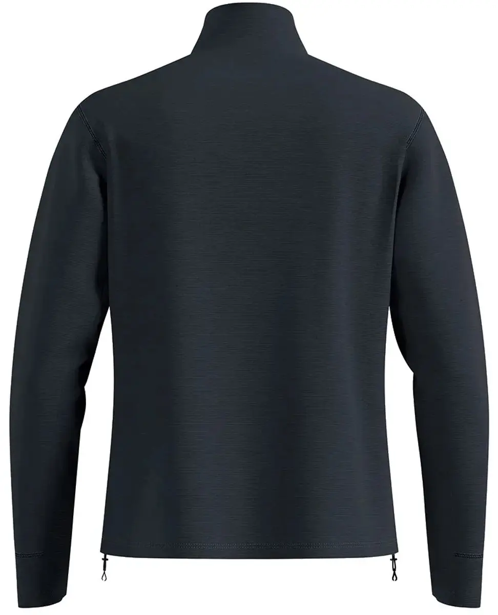 Odlo Grid Fleece Halve Rits Heren - Zwart M - afbeelding 6 van 6
