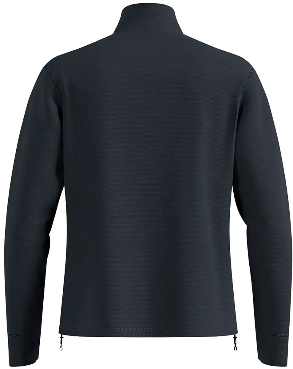 Odlo Grid Fleece Halve Rits Heren - Zwart M - afbeelding 4 van 6