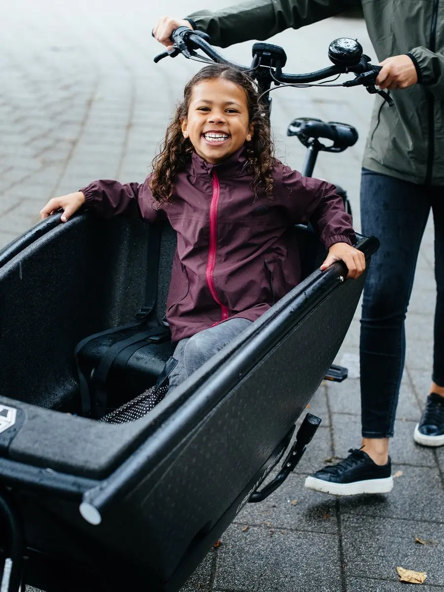 AGU Essential Kids Regenjas Poray 5000 - Rood - 140 - afbeelding 6 van 6