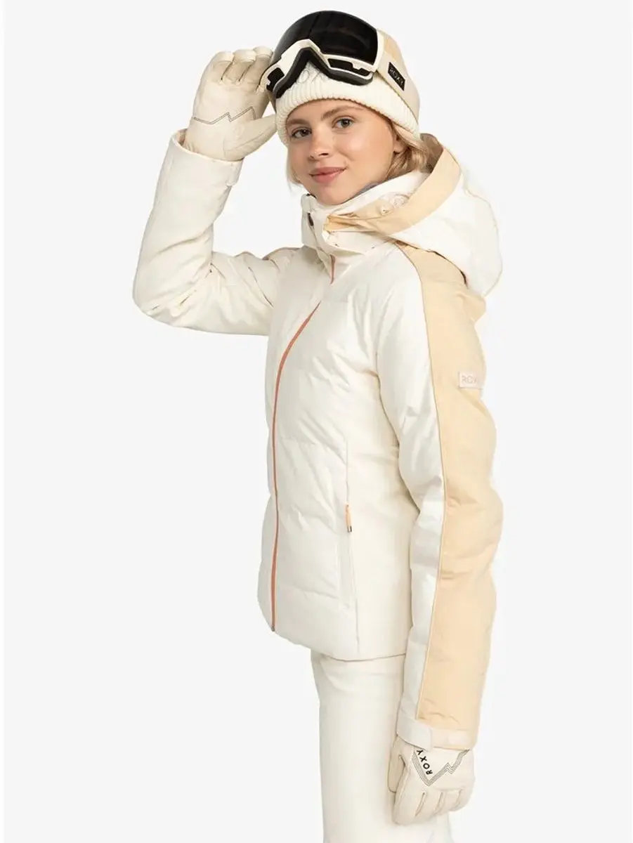Roxy Blizzard Jas Dames - Wit - M - afbeelding 6 van 6