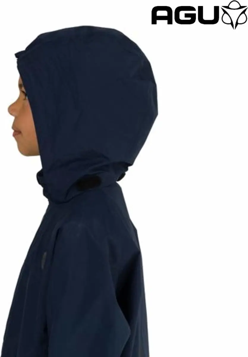 AGU Essential Regenjas Kids - Blauw - 140 - afbeelding 2 van 6