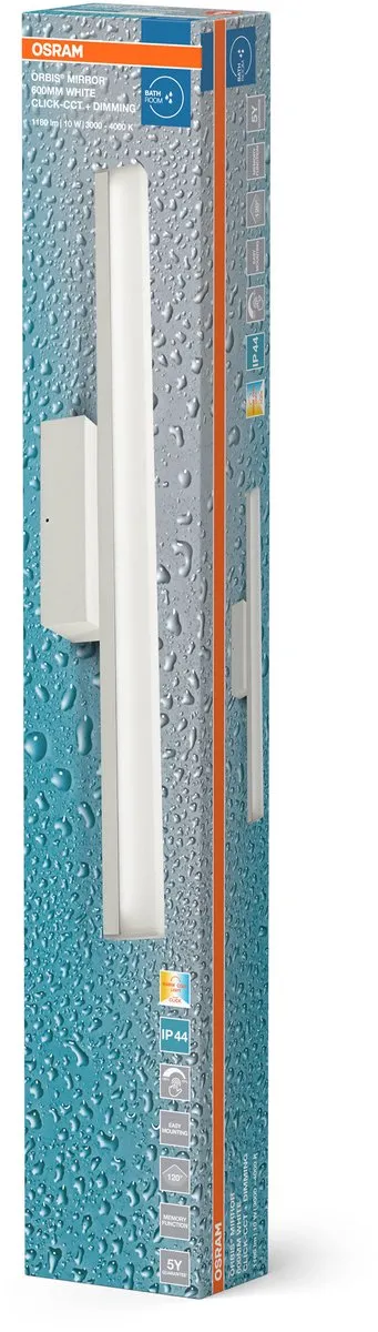 Osram Orbis Mirror 60cm Click CCT DIM IP44 - 10W 950lm Wit