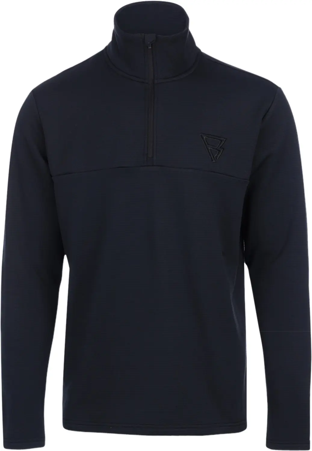 Brunotti - Daronst Snow Fleece Heren - Black - Fleece Vest - Wintersport Kleding - Midlayer - S - afbeelding 2 van 6