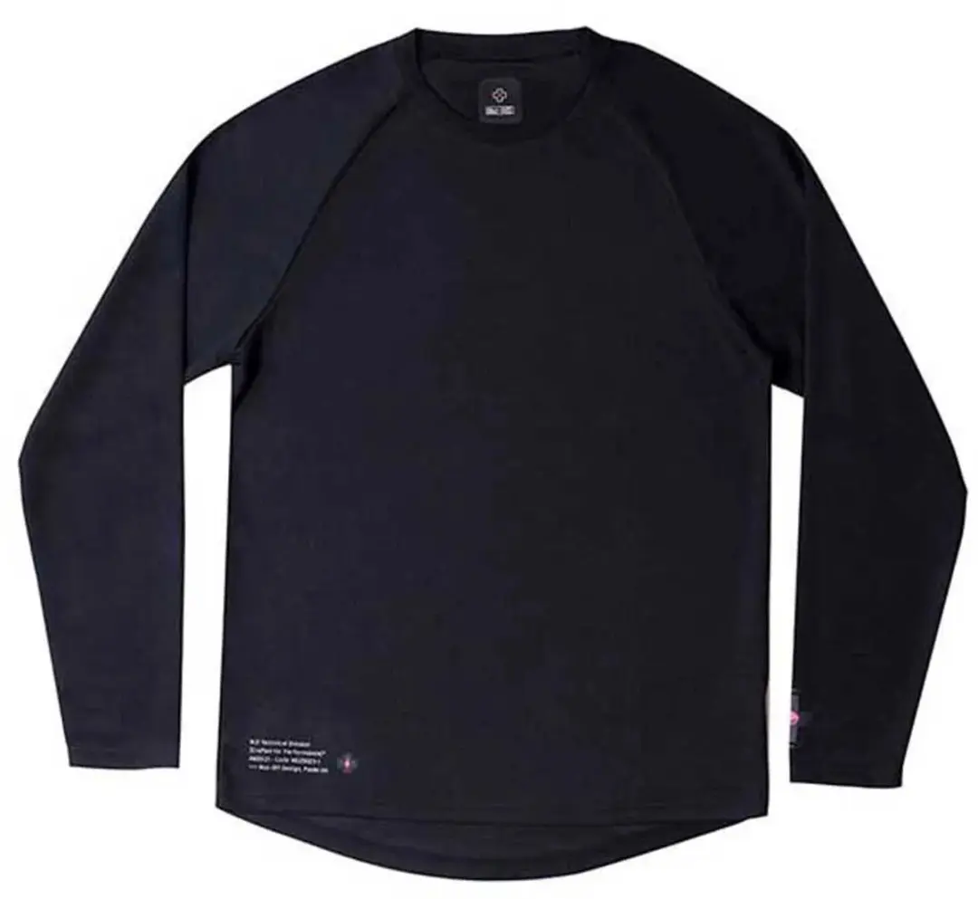 Muc Off Riders T-shirt Met Lange Mouwen Zwart XL Man