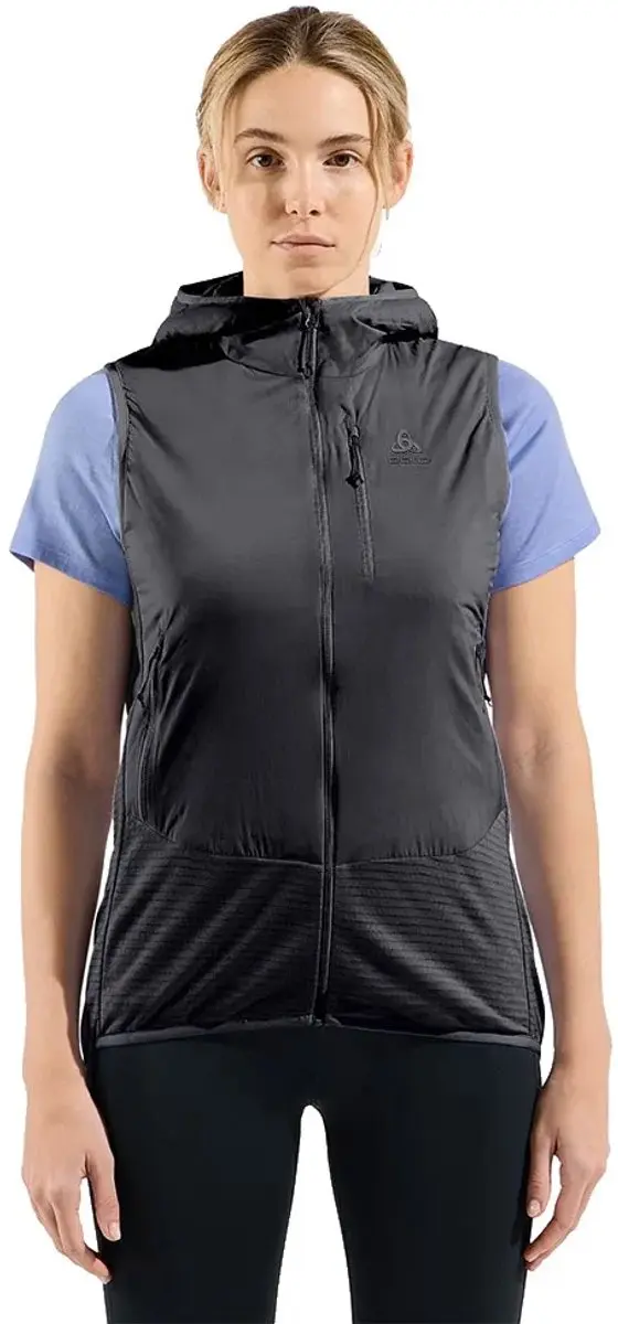 Odlo Ascent Hybrid Vest Zwart S Vrouw