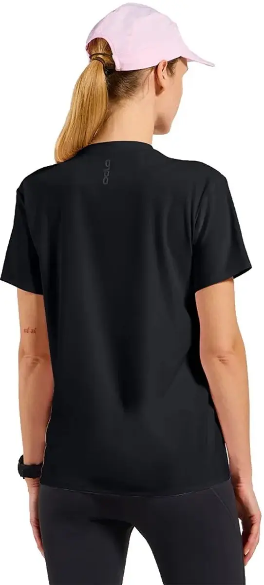 Odlo Zeroweight Chill-tec T-shirt Dames - Zwart - afbeelding 2 van 3
