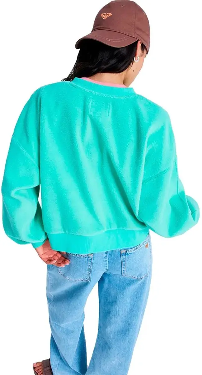 Roxy Chill Story Damesfleece - Groen - M - afbeelding 2 van 4