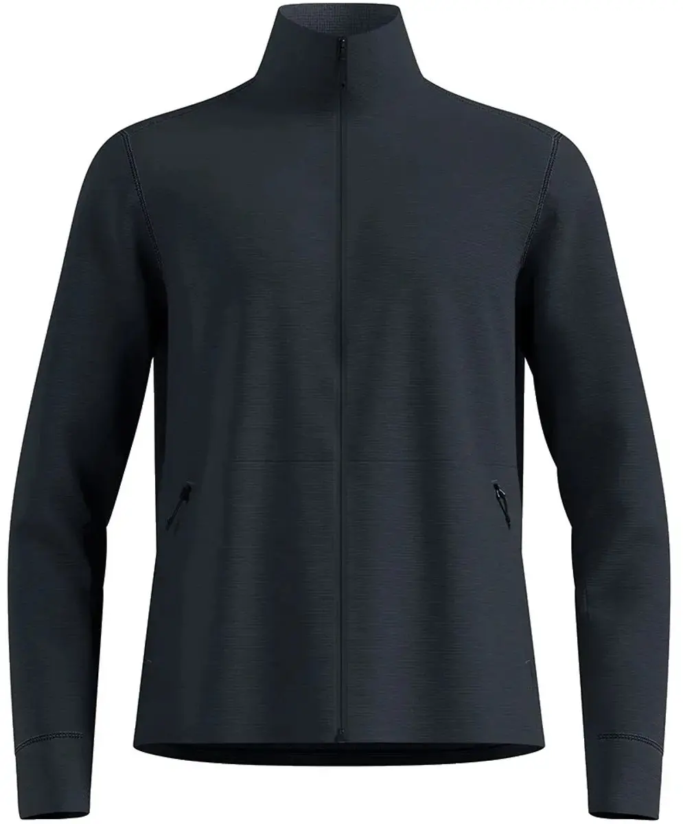 Odlo Grid Fleece Jas met Rits - Zwart - 2XL - afbeelding 4 van 4