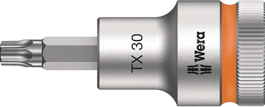 Wera 8767 C HF TORX Bitdop TX30 - 1/2" - 60mm - Metaal