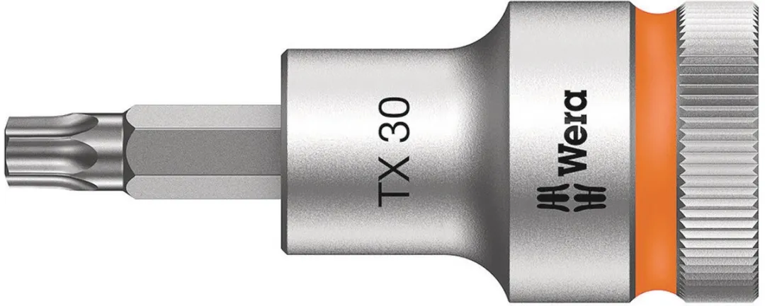 Wera 8767 C HF TORX Bitdop TX30 - 1/2" - 60mm - Metaal