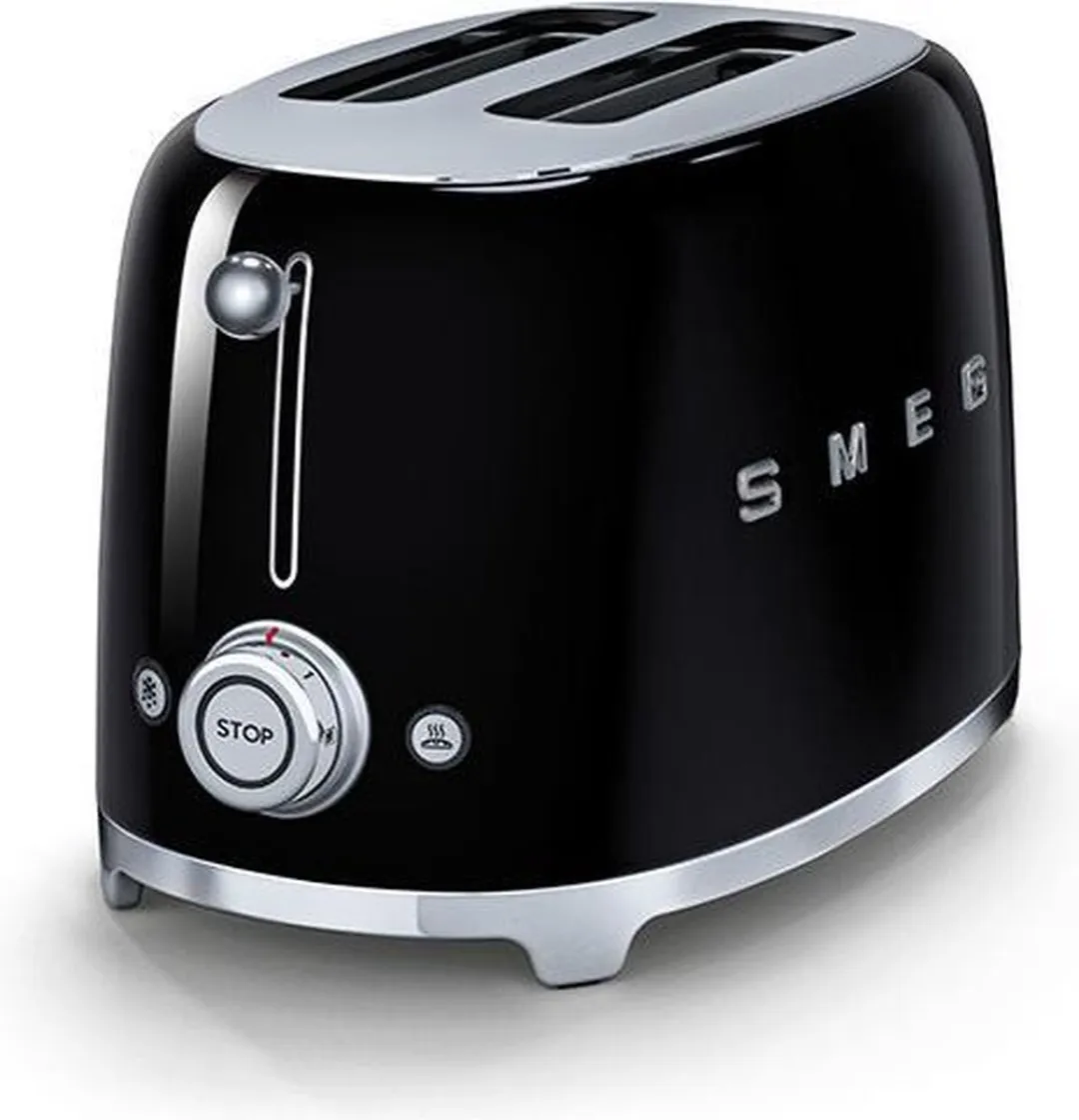 Smeg TSF01BLUE Broodrooster 2x2 - 950W - 6 Niveaus