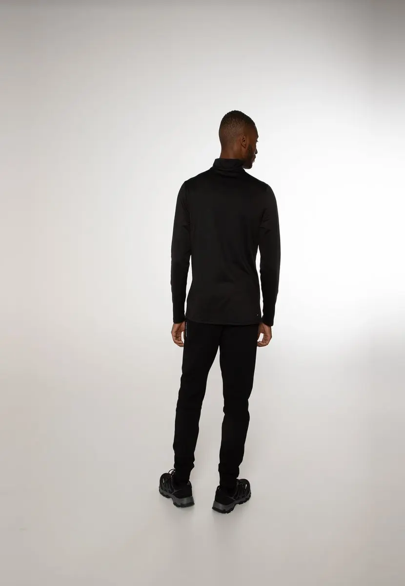 Protest Will Zip Top Heren Fleece - True Black - XXXL - afbeelding 4 van 6