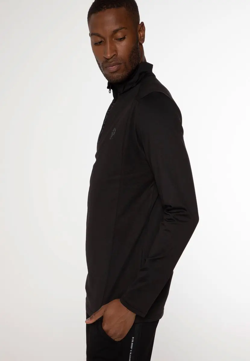 Protest Will Zip Top Heren Fleece - True Black - XXXL - afbeelding 5 van 6