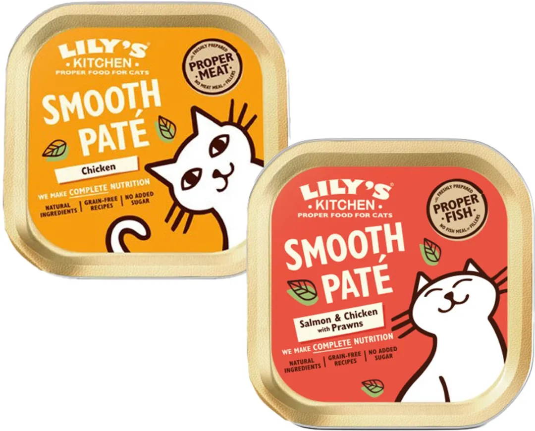 Lily's Kitchen Smooth Paté Kattenvoer - Zalm & Kip - 19x85g