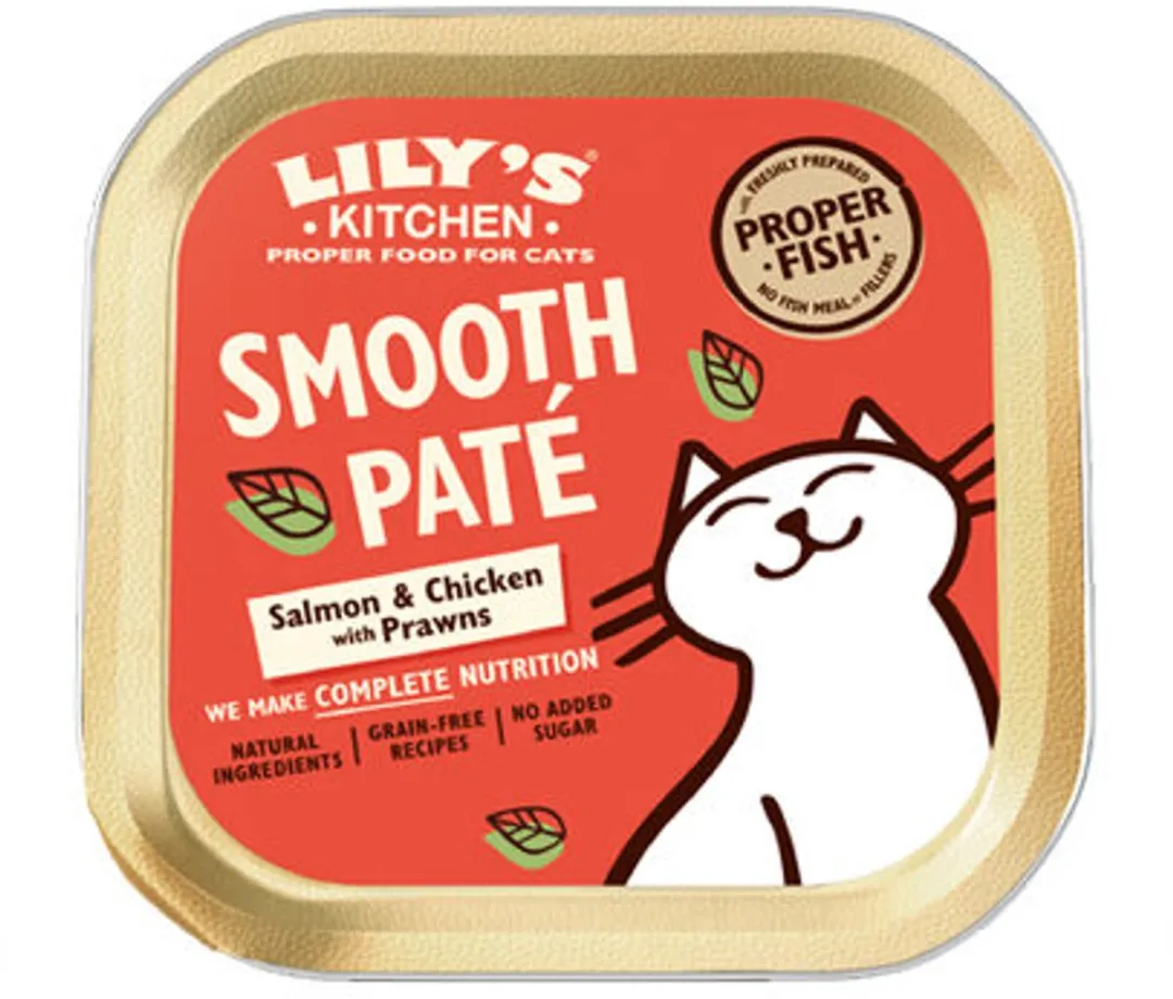 Lily's Kitchen Smooth Paté Kattenvoer - Zalm & Kip - 19x85g